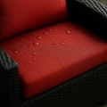 Coussin fauteuil de jardin - FLAT:  Rouge