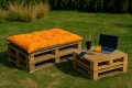 Coussins de palette 120 x Orange: Mini Enkel