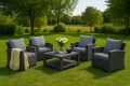 Coussin fauteuil de jardin - MIX:  Gris