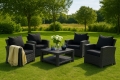 Coussin fauteuil de jardin - MIX:  Noir