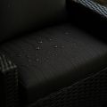 Coussin fauteuil de jardin - MIX:  Noir