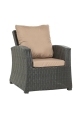 Coussin fauteuil de jardin - MIX:  Beige