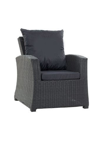Coussin fauteuil de jardin - MIX:  Noir