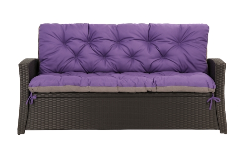 COUSSIN POUR CANAPÉ DE JARDIN  ROTIN: Violet