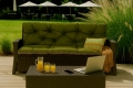 COUSSIN POUR CANAPÉ DE JARDIN  ROTIN: Vert