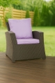 Coussin fauteuil de jardin - MIX:  Violet Clair