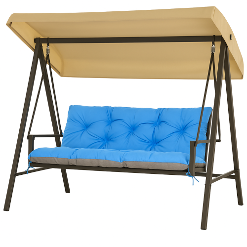 Coussins pour balancelle 3-2 places:  Bleu