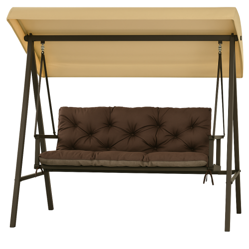 Coussins pour balancelle 3-2 places:  Brun