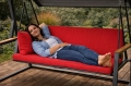 Coussins pour balancelle 3-2 places PIATTO:  Rouge