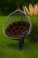 Coussin pour fauteuil suspendu: Brun