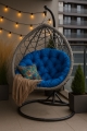 Coussin pour fauteuil suspendu: Bleu