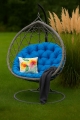Coussin pour fauteuil suspendu: Bleu