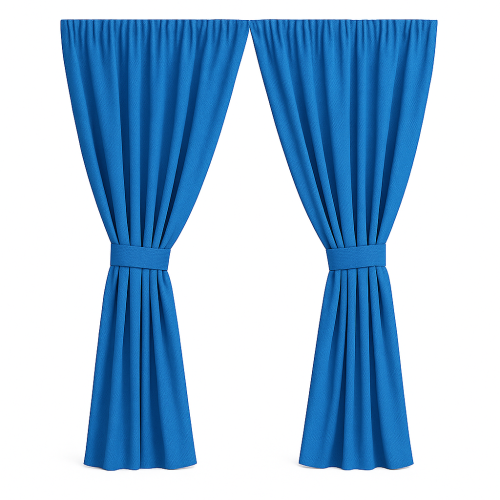 Rideaux de jardin: Bleu