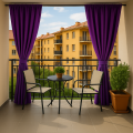 Rideaux de jardin: Violet