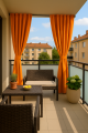 Rideaux de jardin: Orange