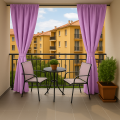 Rideaux de jardin: Violet clair