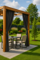 Rideaux de jardin: Anthracite