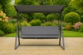 Coussins pour balancelle 3-2 places PIATTO:  Gris