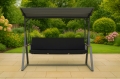 Coussins pour balancelle 3-2 places PIATTO:  Noir