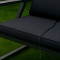 Coussins pour balancelle 3-2 places PIATTO:  Noir