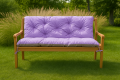 Coussin pour banc Violet  Clair: Double