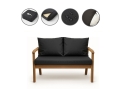 Coussin pour banc extérieur intérieur Antracite: Mix