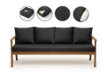 Coussin pour banc extérieur intérieur Antracite: Mix