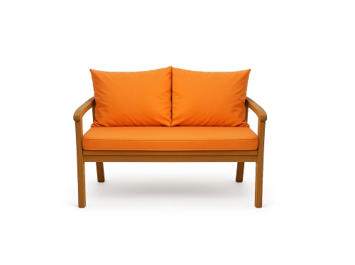 Coussin pour banc extérieur intérieur Orange: Mix