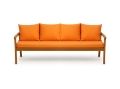 Coussin pour banc extérieur intérieur Orange: Mix