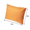 Coussin pour banc extérieur intérieur Orange: Mix