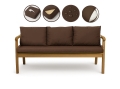Coussin pour banc extérieur intérieur Brun: Mix