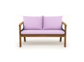 Coussin pour banc extérieur intérieur Violet Clair: Mix