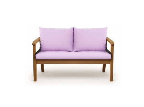 Coussin pour banc extérieur intérieur Violet Clair: Mix
