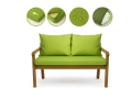 Coussin pour banc extérieur intérieur Vert Citron: Mix