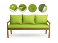 Coussin pour banc extérieur intérieur Vert Citron: Mix