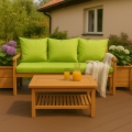 Coussin pour banc extérieur intérieur Vert Citron: Mix