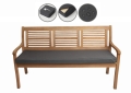 Coussin pour banc de jardin Slim Antracite