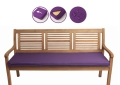 Coussin pour banc de jardin Slim  Violet