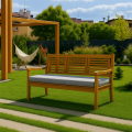 Coussin pour banc de jardin Slim Gris