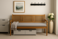 Coussin pour banc de jardin Slim Gris