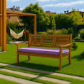 Coussin pour banc de jardin Slim  Violet Clair
