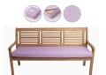 Coussin pour banc de jardin Slim  Violet Clair