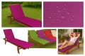 Coussin pour jardin longue Rose