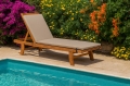 Coussin pour jardin longue Beige