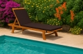 Coussin pour jardin longue Brun