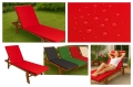 Coussin pour jardin longue Rouge
