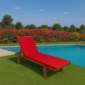 Coussin pour jardin longue Rouge