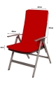 Coussin fauteuil de jardin : Rouge