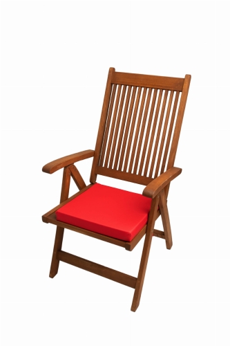 Coussin fauteuil de jardin : Rouge 