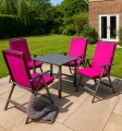 Coussin fauteuil de jardin : Rose